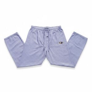 NFL Ravens 2008 Cotton Plaid Pajama Pants (L)
